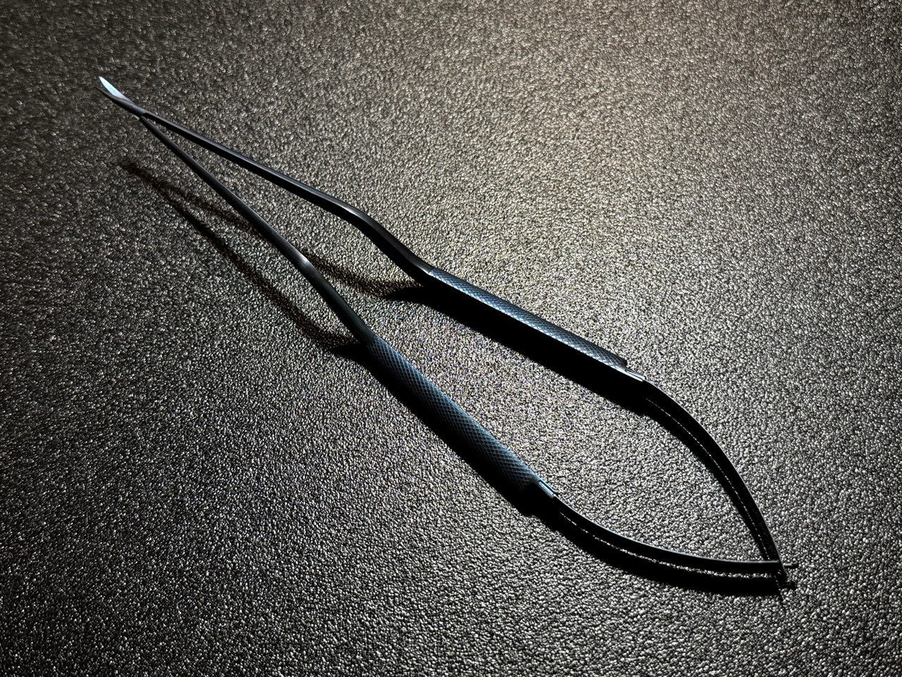 Top photo of Symmetry 80-1723 Titanium Rhoton Bayonet Scissors, CVD, 9.5" (New)