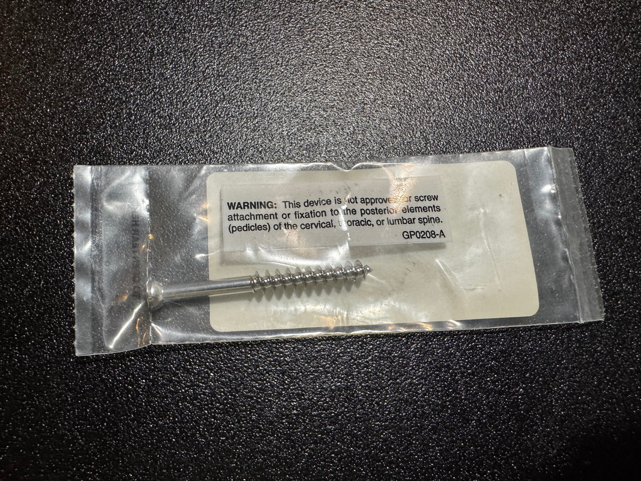 Screw photo of Synthes 217.060 6.5mm Cancellous Screw 32mm Thread, 60mm