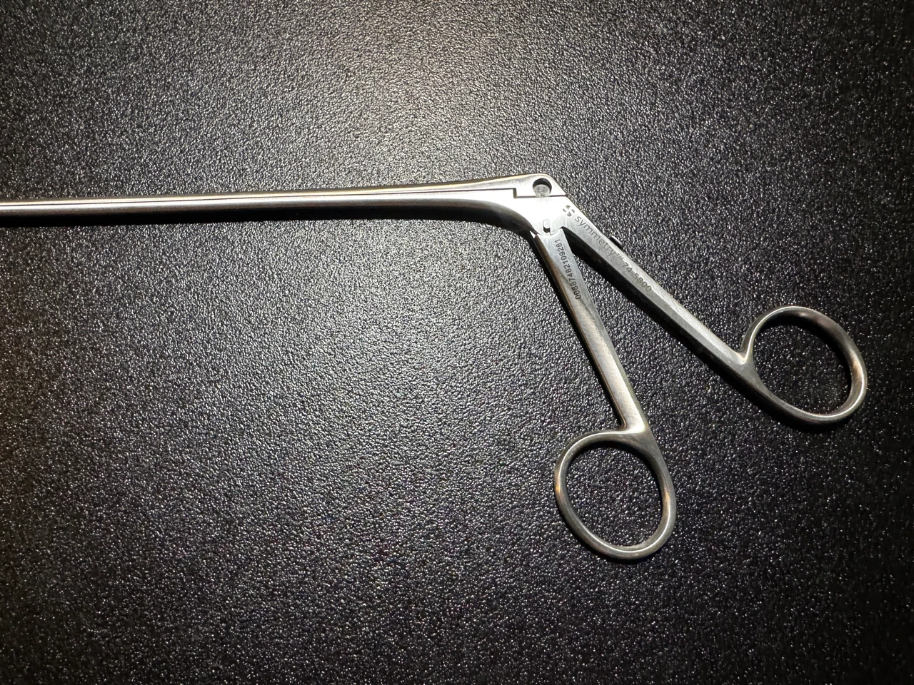 Handle photo of Symmetry 74-5800 Jackson Laryngeal Alligator Forceps 28cm