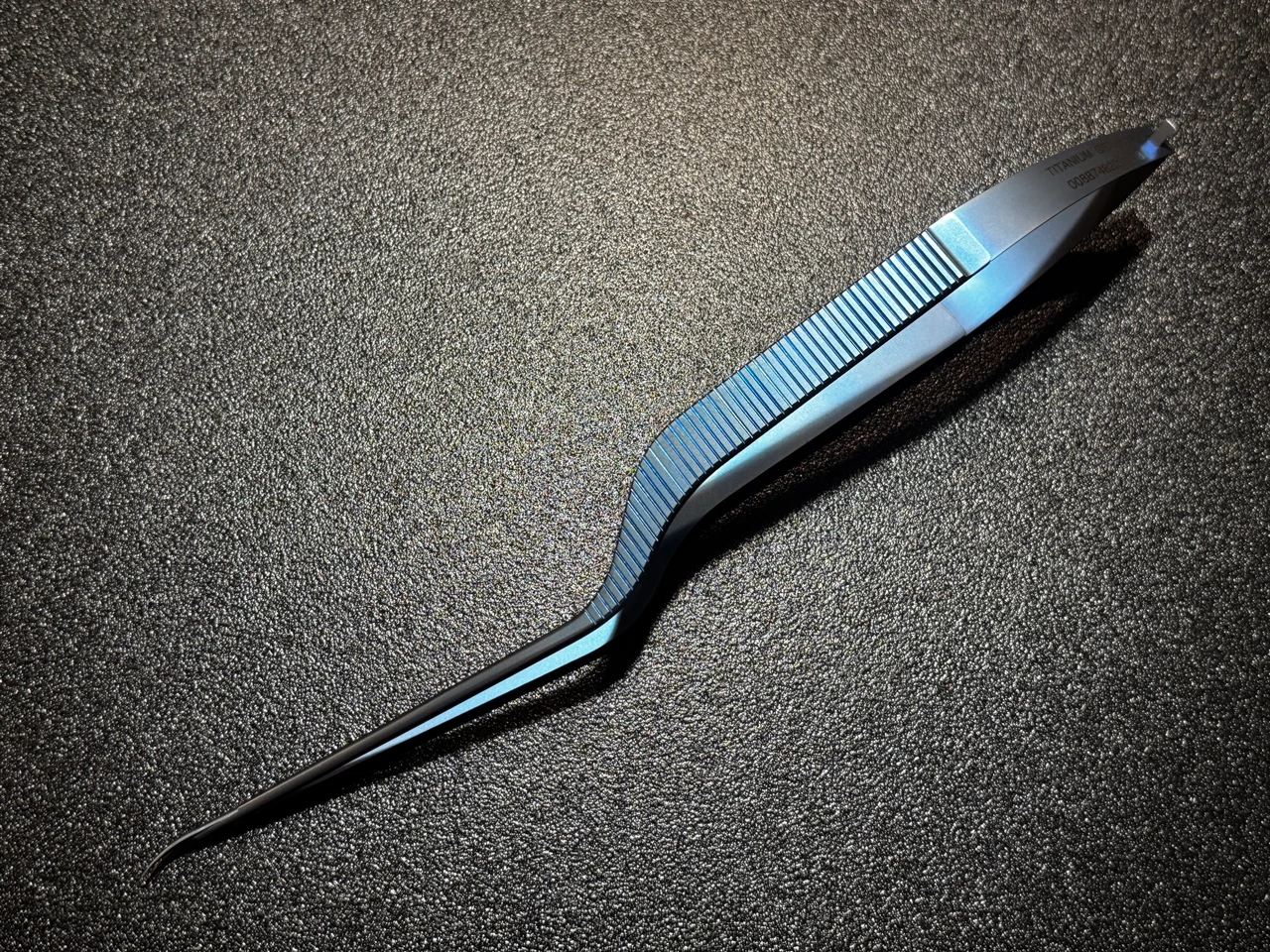 Photo of Symmetry 80-1525 Titanium Malis Bayonet Scissors, CVD Up, 9.5"