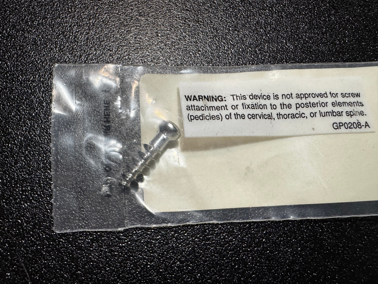 Screw photo of Synthes 218.025 6.5mm Cancellous Bone Screw, Full Thread, 25mm