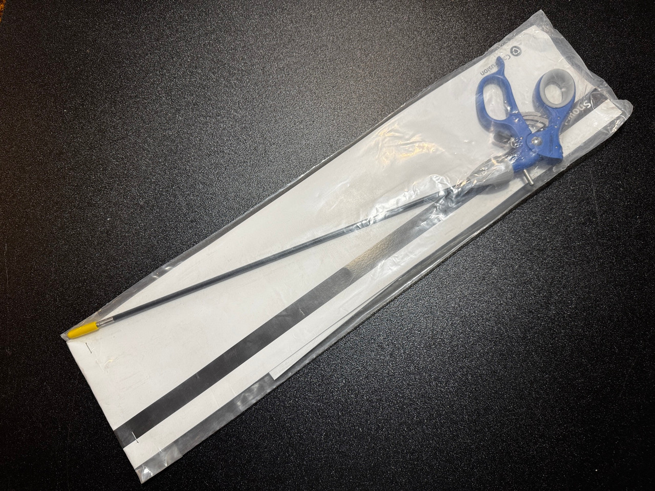 Package photo of Snowden-Pencer SP90-6318 Laparoscopic Babcock Grasper, TC, 5mm X 36cm (New)