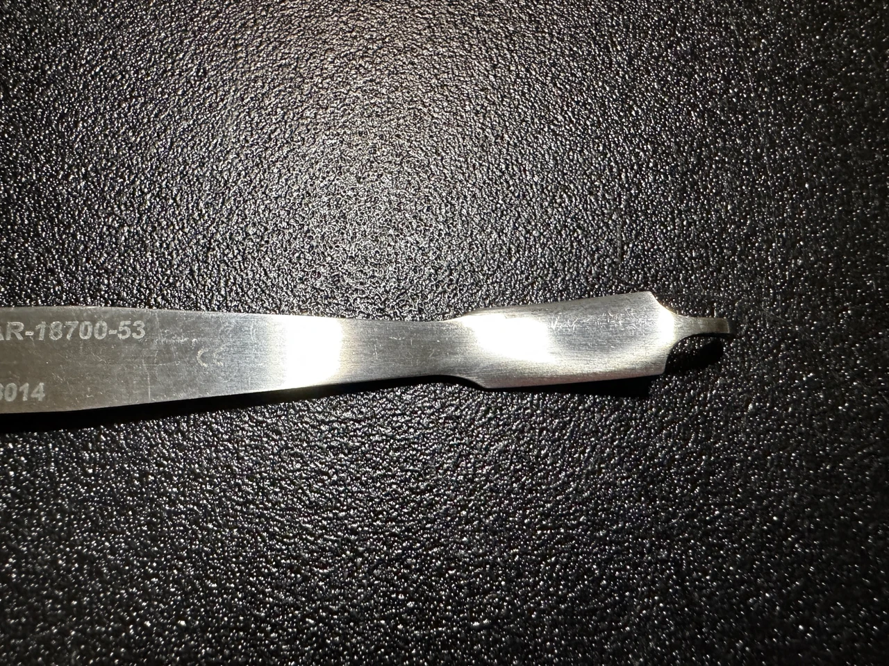 10mm end photo of Arthrex AR-18700-53 Hohmann Retractor, Double Ended, 6mm/10mm