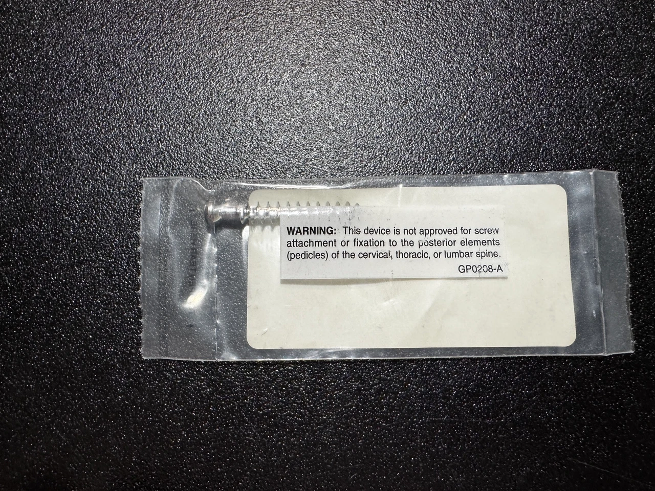 Screw photo of Synthes 218.045 6.5mm Cancellous Bone Screw, Full Thread, 45mm
