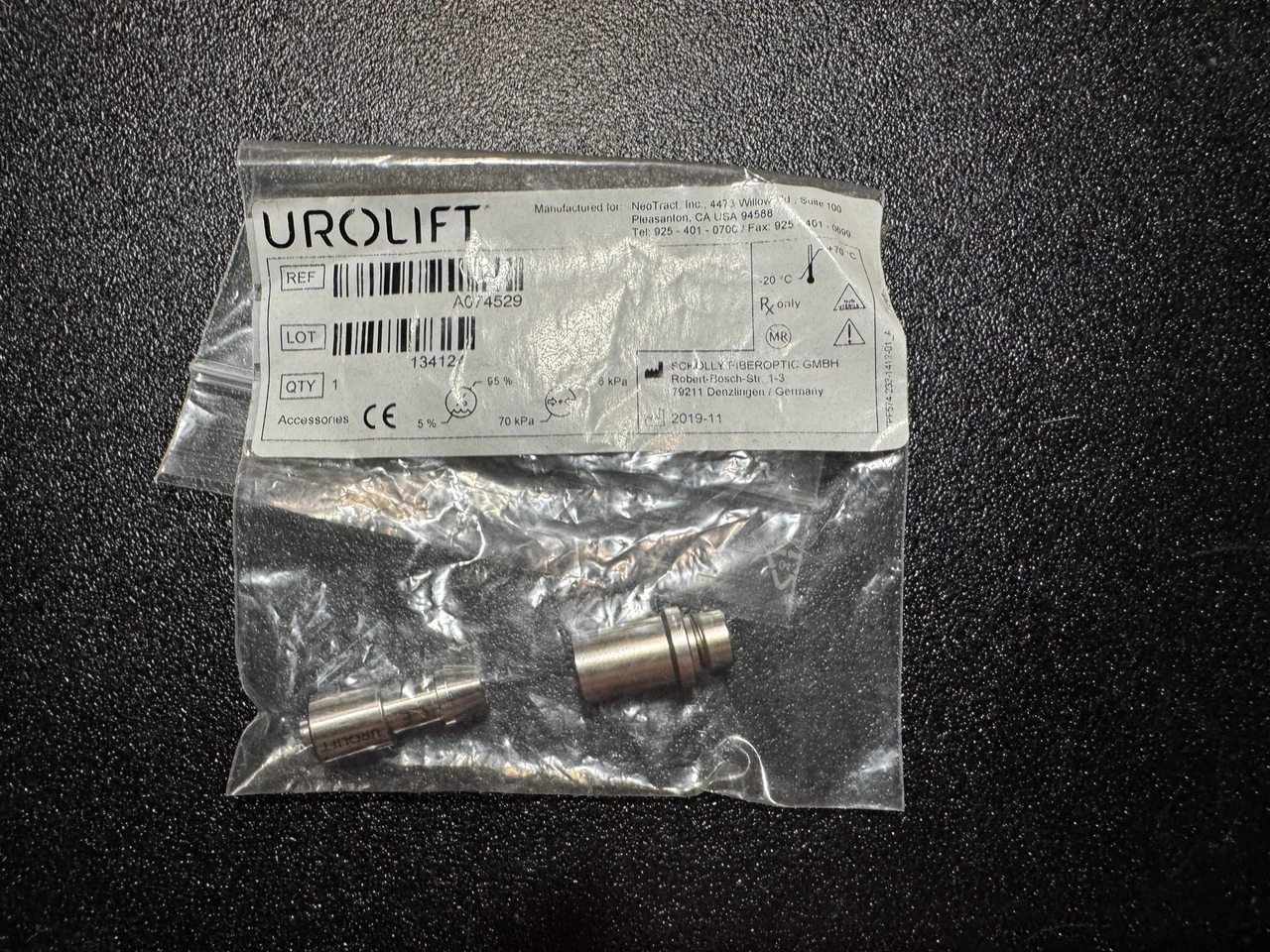 Photo of Urolift AO74529 Suction and Endoscope Adapter Set