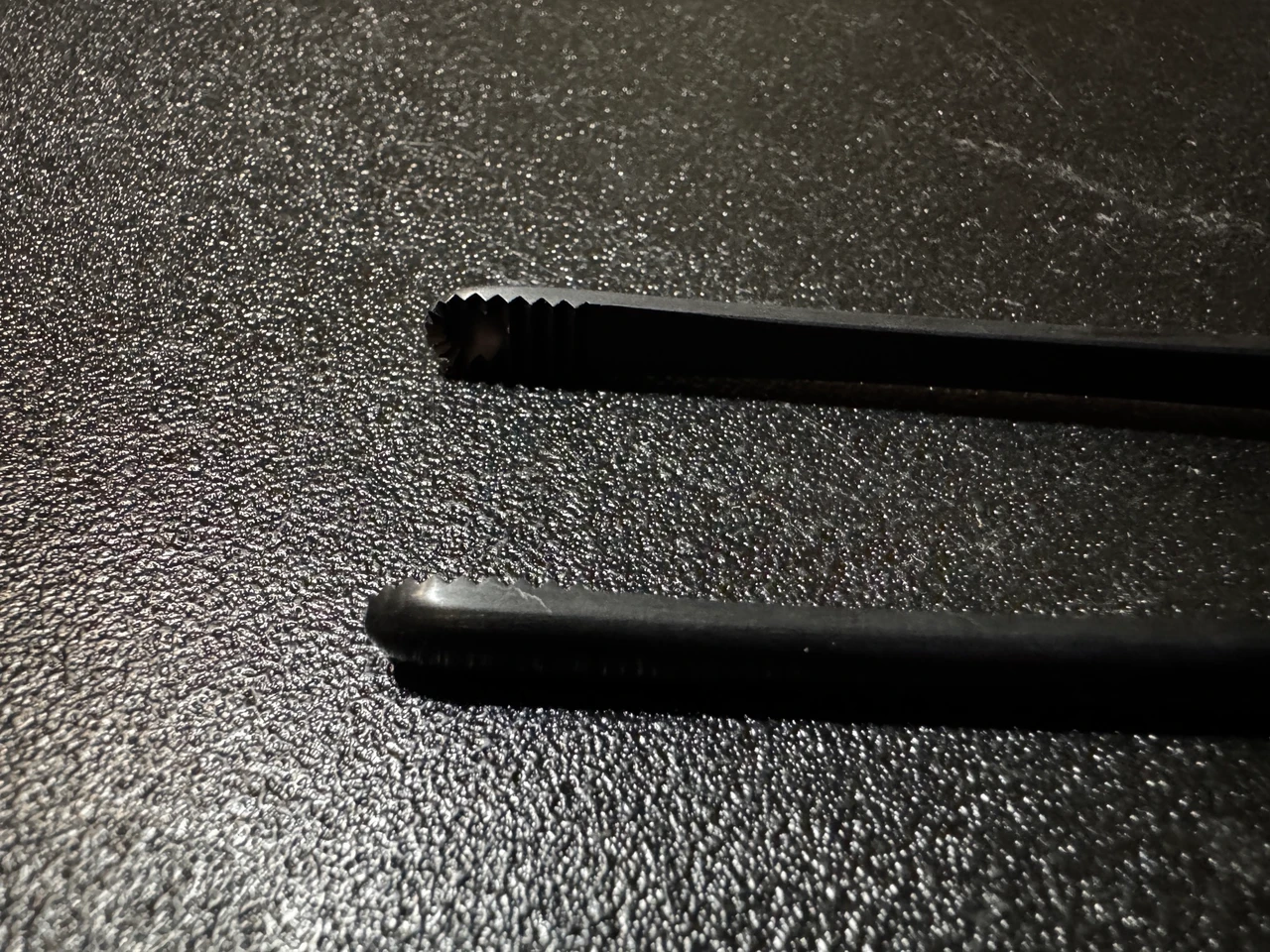 Jaw photo of Codman 67-7606 Russian Tissue Forceps, Ebony, 11" (New)
