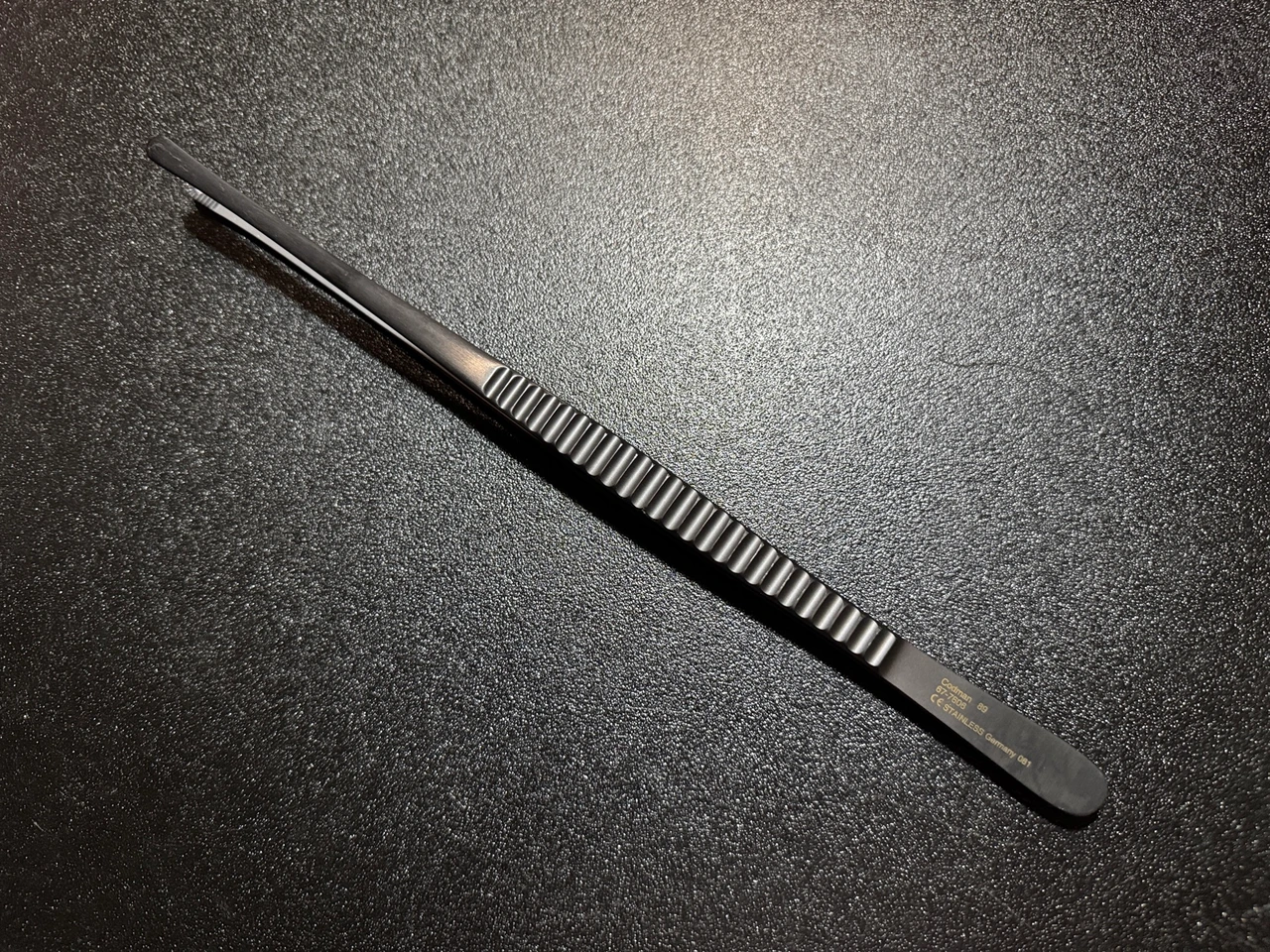Top photo of Codman 67-7606 Russian Tissue Forceps, Ebony, 11" (New)