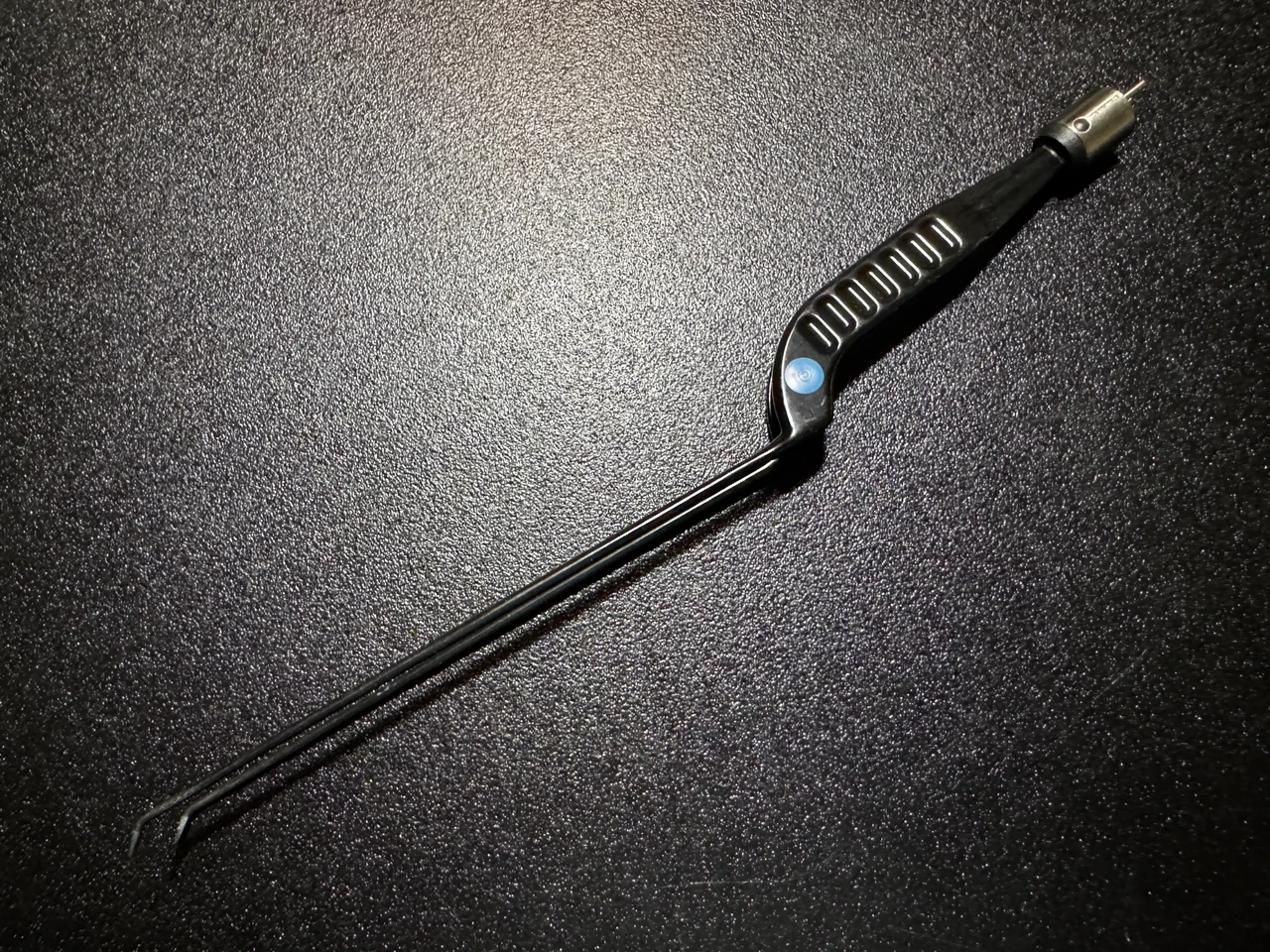 Photo of Stryker 6750-250-507 SilverGlide Keyhole Bayonet Non-Stick Bipolar Forceps, 45° Up 0.7mm, 10.2"