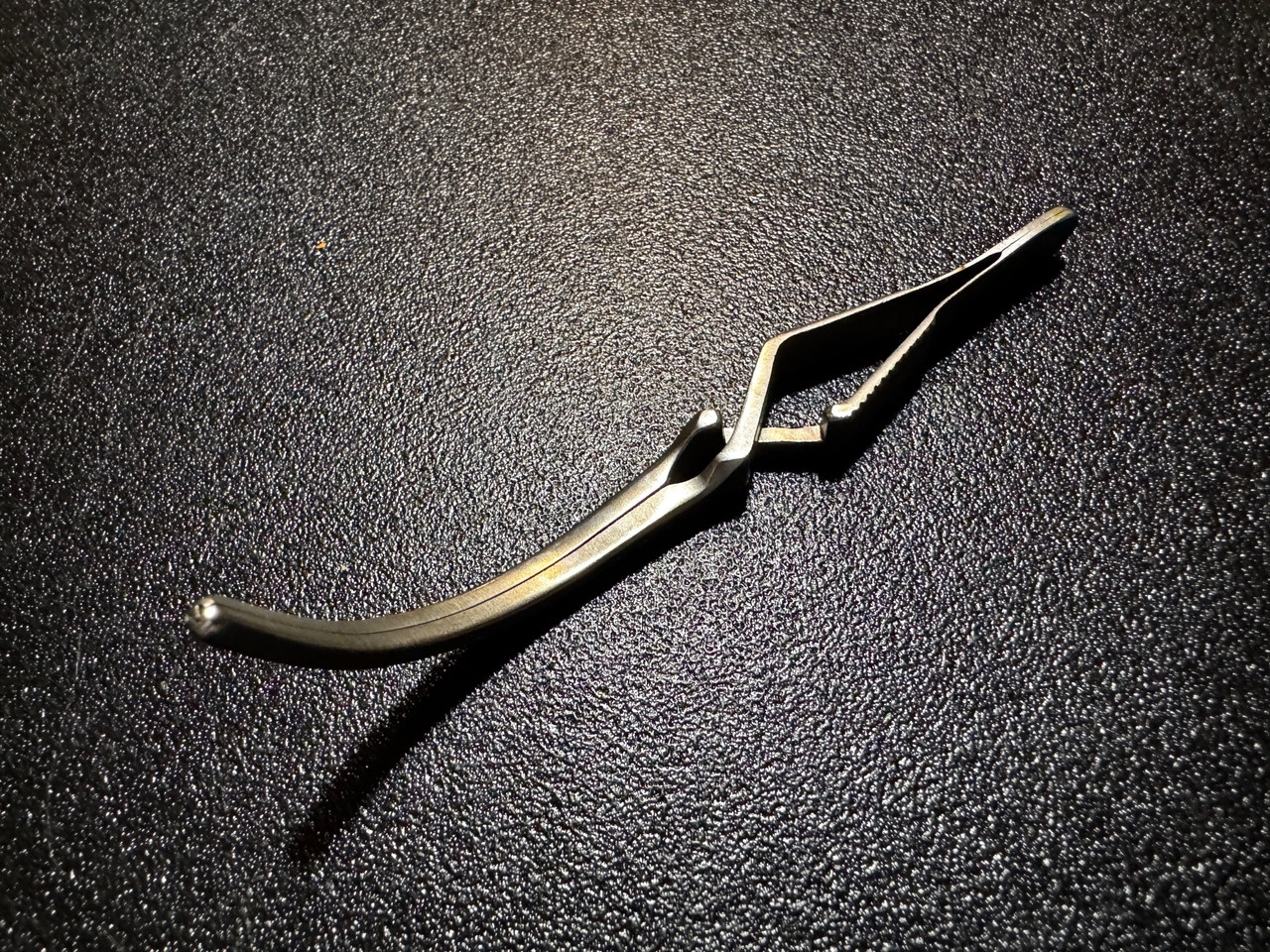 Photo of Pilling 353064 DeBakey Cross Action Bulldog Clamp, CVD, 4"