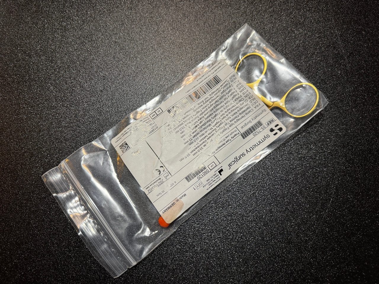 Package photo of Symmetry 55-7520 Fogarty Hemagrip Clamp, STR, 33mm, 6.5" (New)