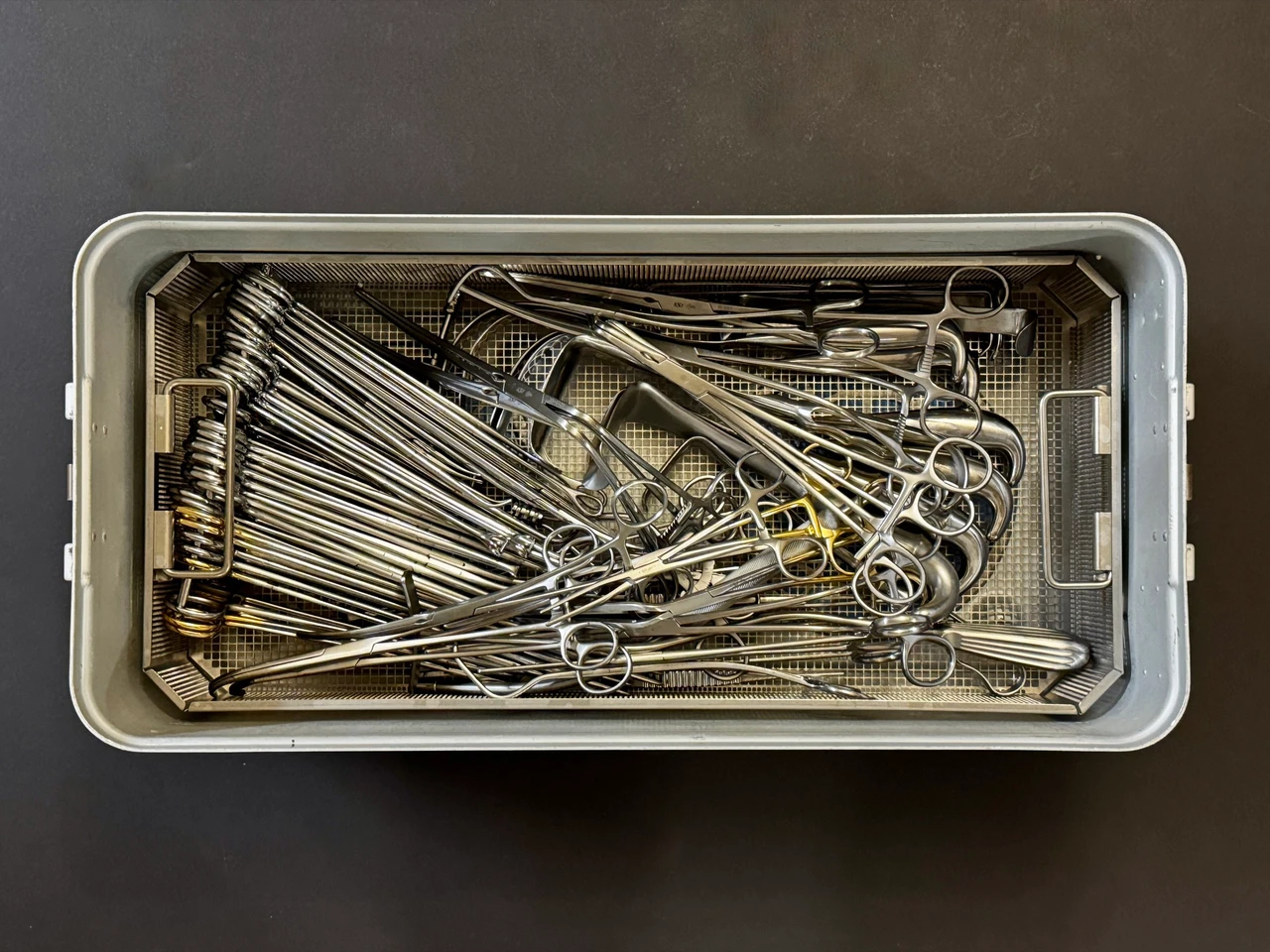 Open hoto of Symmetry 55-610S Aortic Vascular Surgery Instrument Set