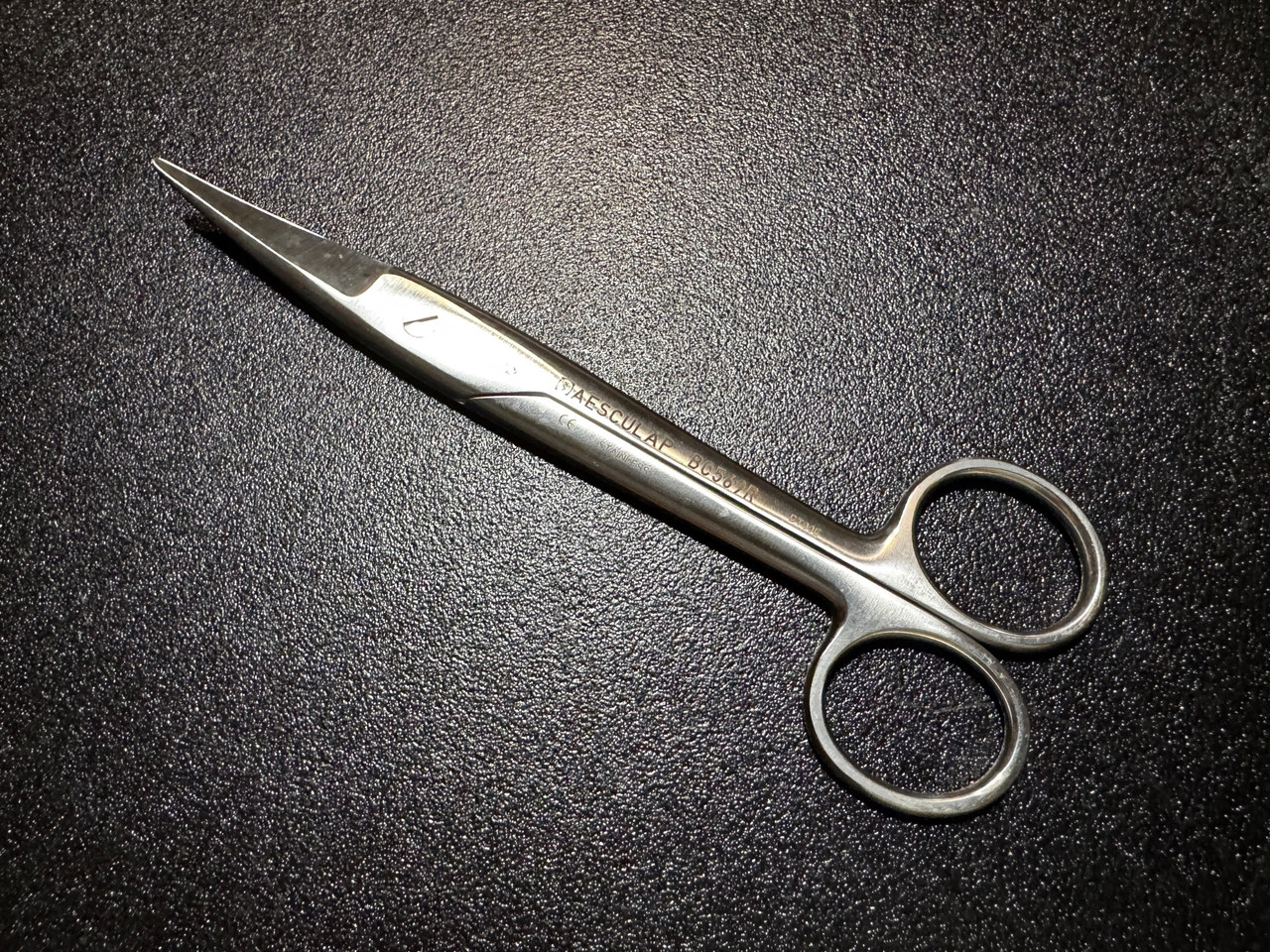 Handle photo of Aesculap BC569R Mayo-Noble Dissecting Scissors, CVD, 6.75"