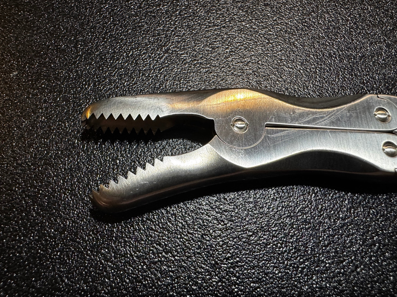 Jaw photo of BOSS 26-1096W Toothed Leksell Rongeur, 8mm Bite, 9"