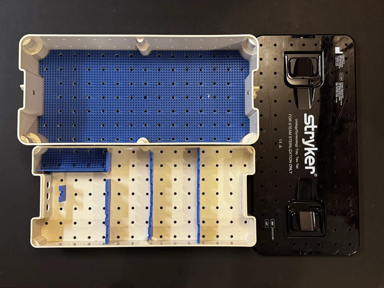 Photo of Stryker 233-032-881 Urology/ Gynecology Sterilization Tray, Two Tier