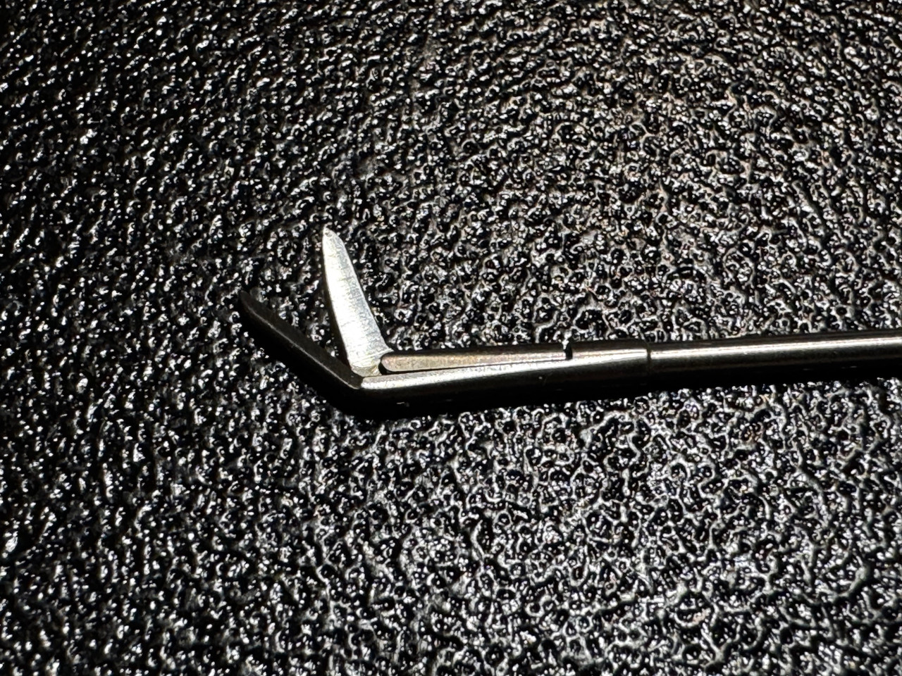 Blade photo of Aesculap OP313R Micro Laryngeal Scissors, ANG Up, 9.75"