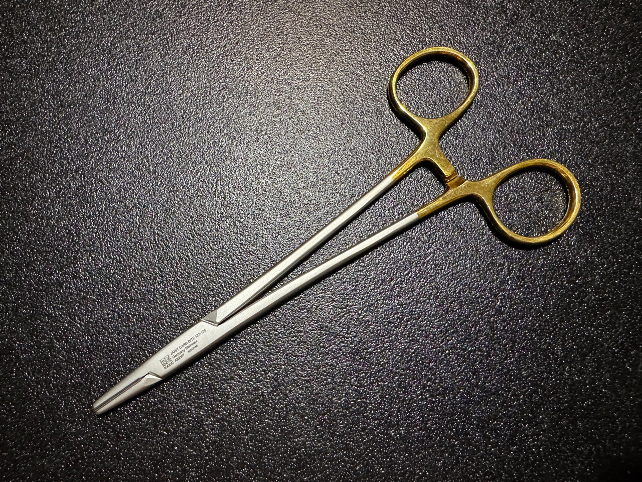 Photo of Jarit 123-135 Carb-Bite Mayo-Hegar Needle Holder, 6.25"