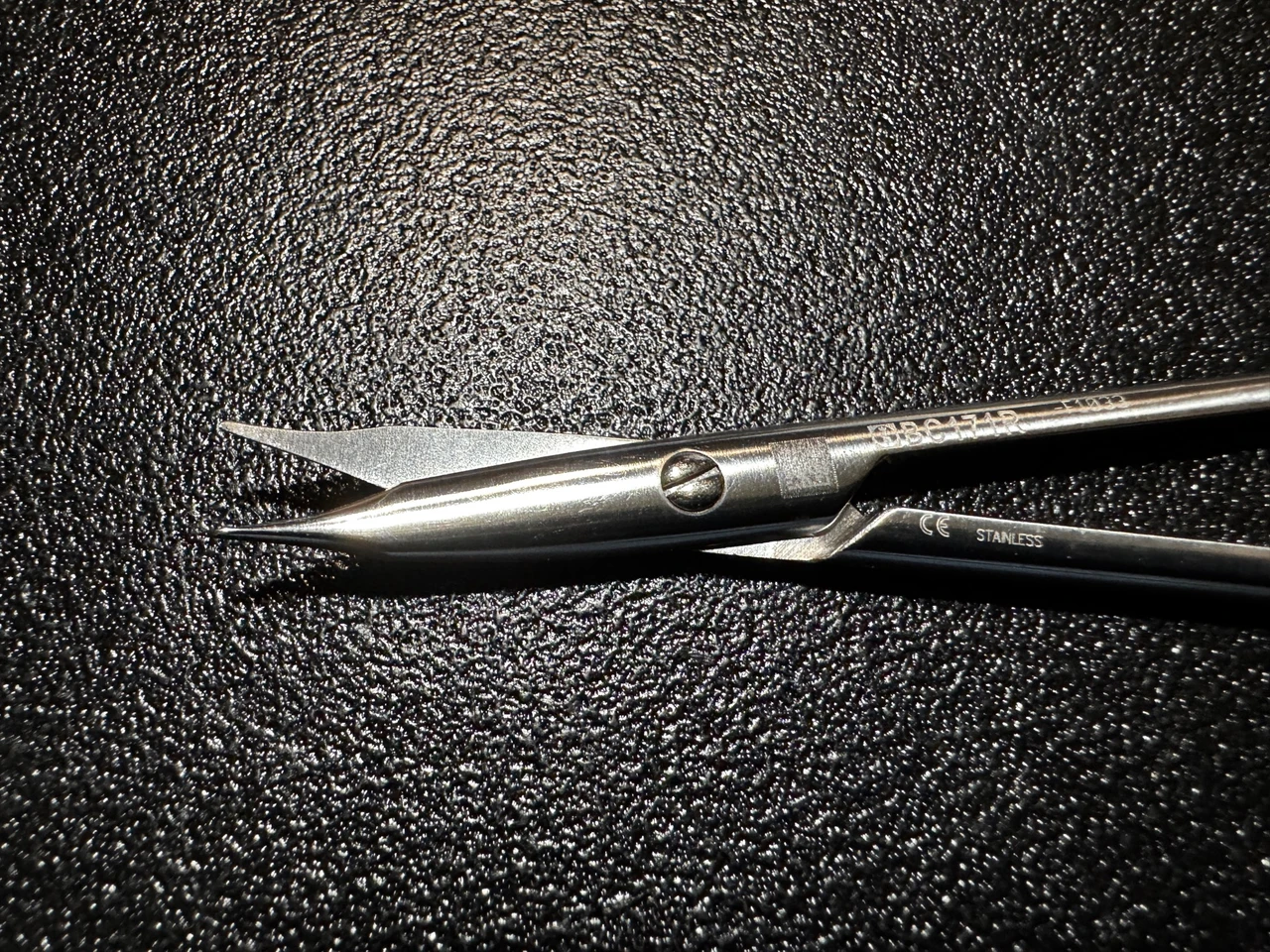 Blade photo of Aesculap BC171R Stevens Tenotomy Scissors, CVD, 4.25"