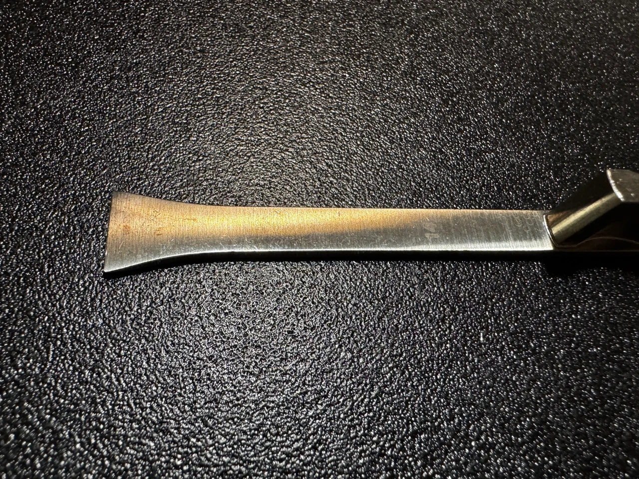 Blade photo of Aesculap MB389R Rubin Osteotome, 14mm, 6.5"