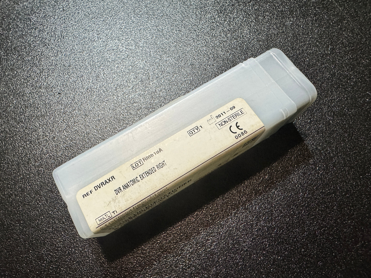 Photo of Depuy DVRAXR DVR Standard Extended Right Plate 24mm X 90mm