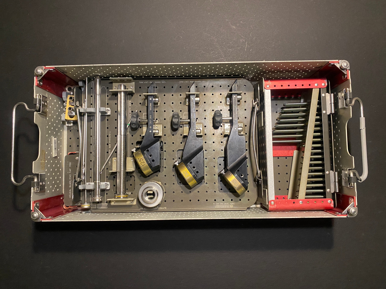 Aiming instruments photo of Synthes 105.643 Titanium Trochanteric Fixation Nail Locking Set
