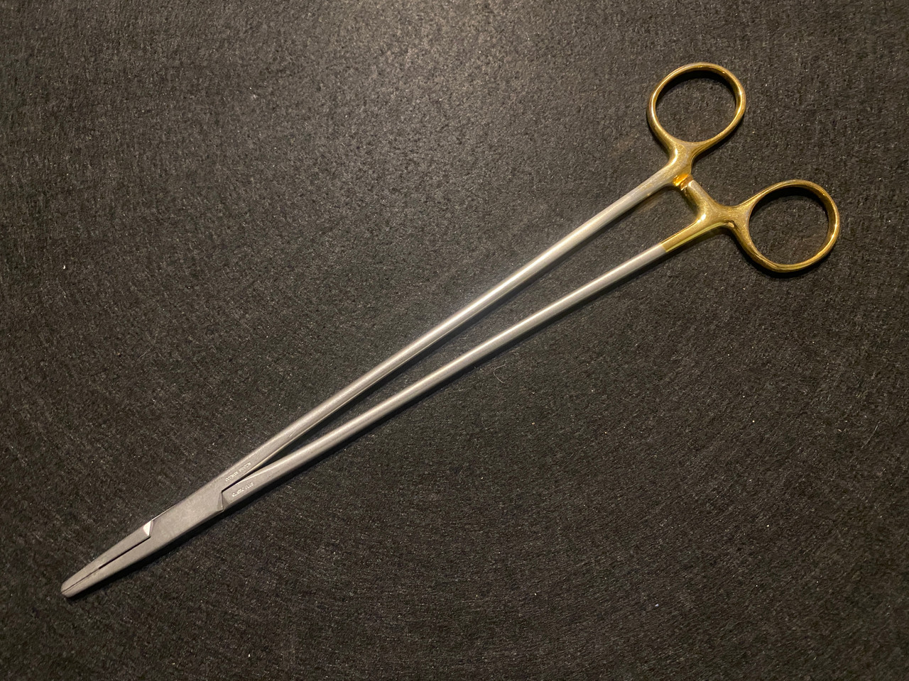 Photo of Codman 9502N Left Hand Crile Wood Needle Holder, TC, 11" Photo of Codman 9502N Left Hand Crile Wood Needle Holder, TC, 11"