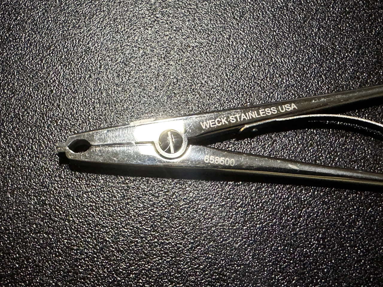 Jaw photo of Weck 658500 Raney Clip Applying Forceps, 6"