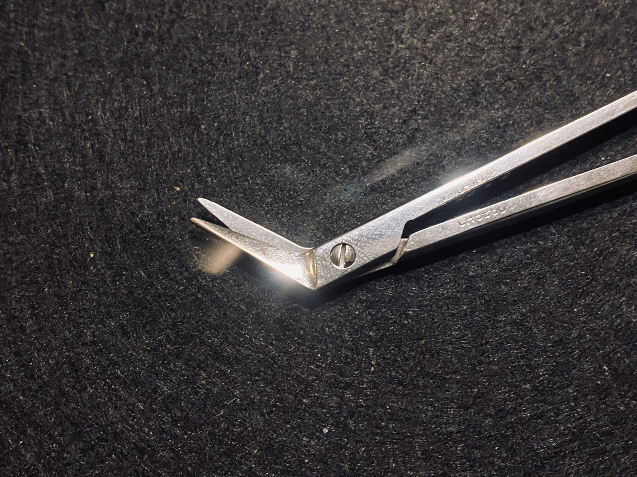 Blade photo of V. Mueller CH5660 Potts-Smith Scissors, Ang 60°, 7"