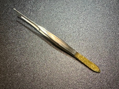 Top photo of V. Mueller NL1460 Vital Cushing Tissue Forceps, TC, 7"
