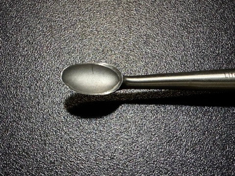 Cup photo of Life Instruments 719-1502-0 Large Charnley Spinal Curette, 15"