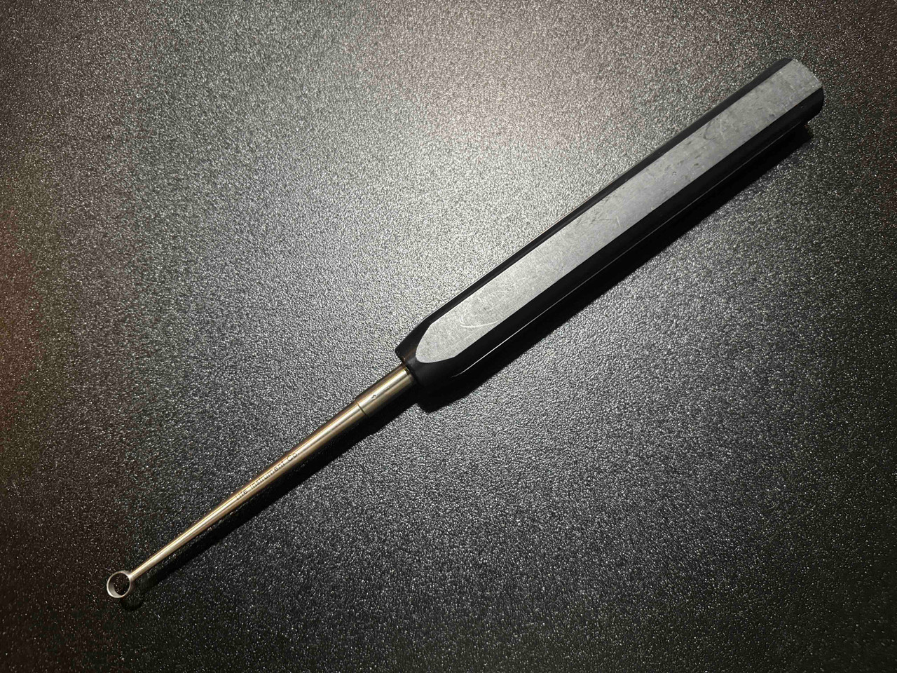Photo of Life Instruments 711-1504-0 Long Handle Cone Ring Spinal Curette, STR, #4