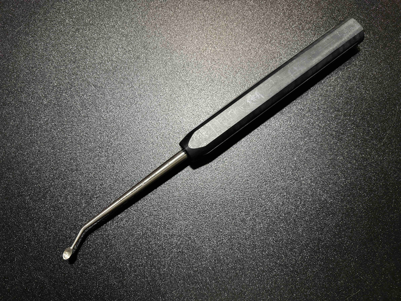 Photo of Ortho Development 253-0015 Lateral Angle Spinal Curette, Left, #4, 15"