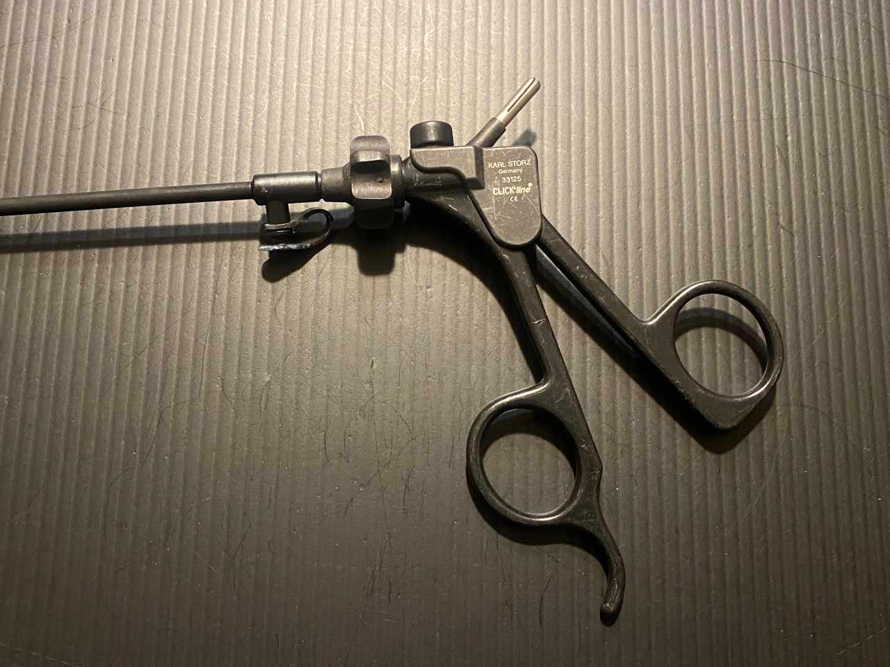 Storz 33325ML Clickline Laparoscopic Kelly Grasping Forceps, 5mm