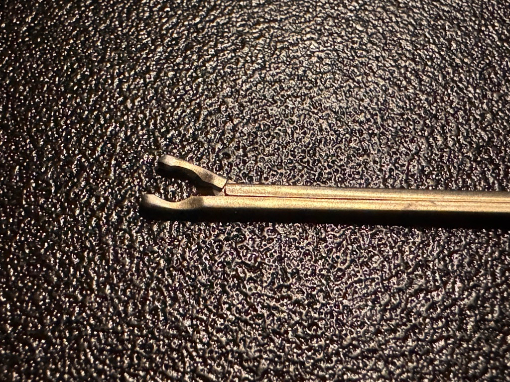 Jaw photo of V. Mueller NL3785-023 Rhoton Cup Forceps, STR, 1mm Cup