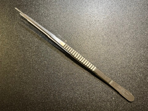 Handle photo of Jarit 320-103 Debakey Thoracic Tissue Forceps, 11.75"