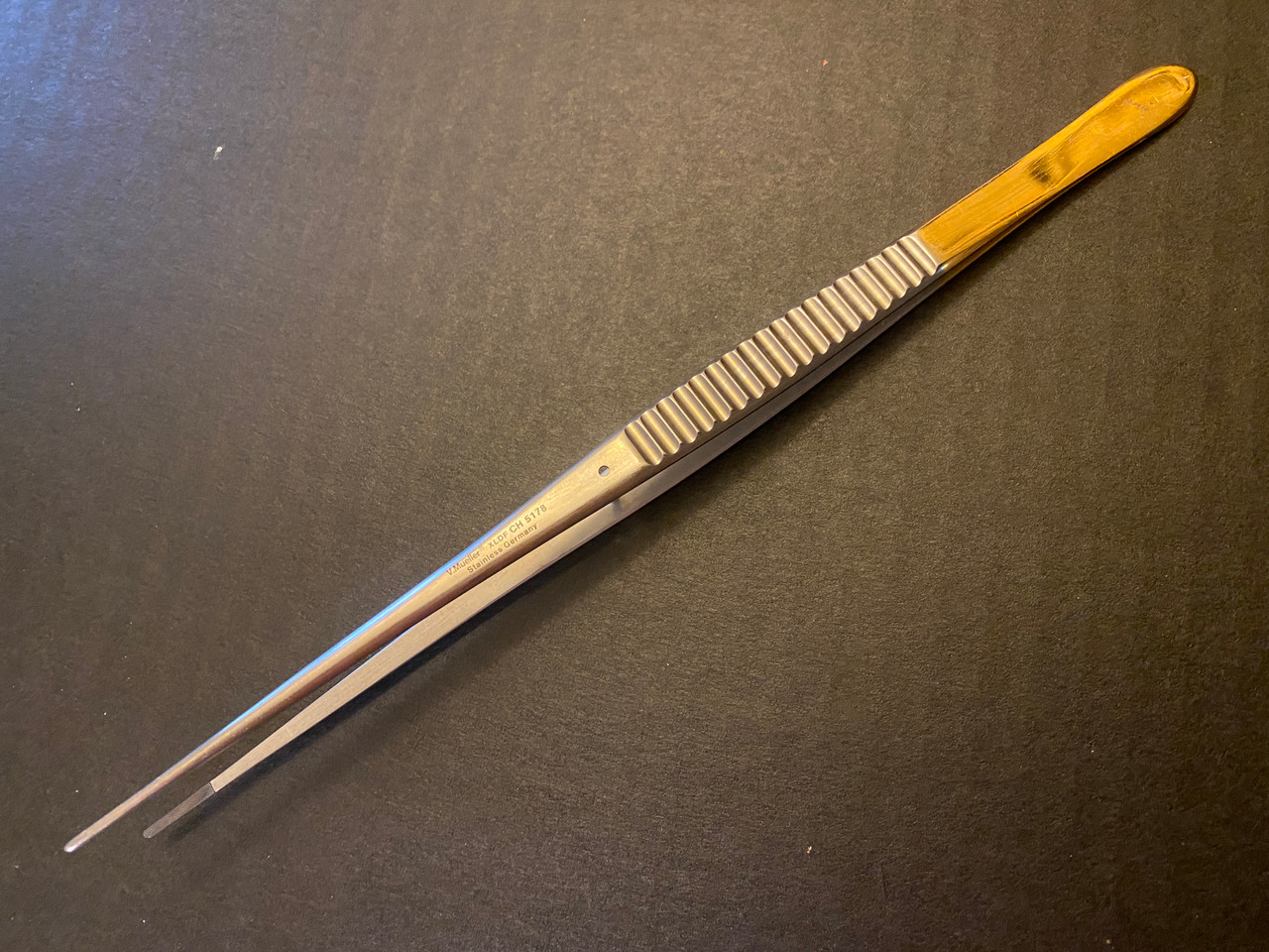 V. Mueller CH5178 Vital Potts Smith Forceps, TC, 9.5
