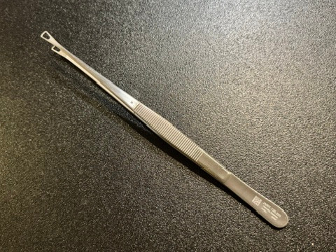 Handle photo of Jarit 135-250 Singley Tissue Forceps, 9"