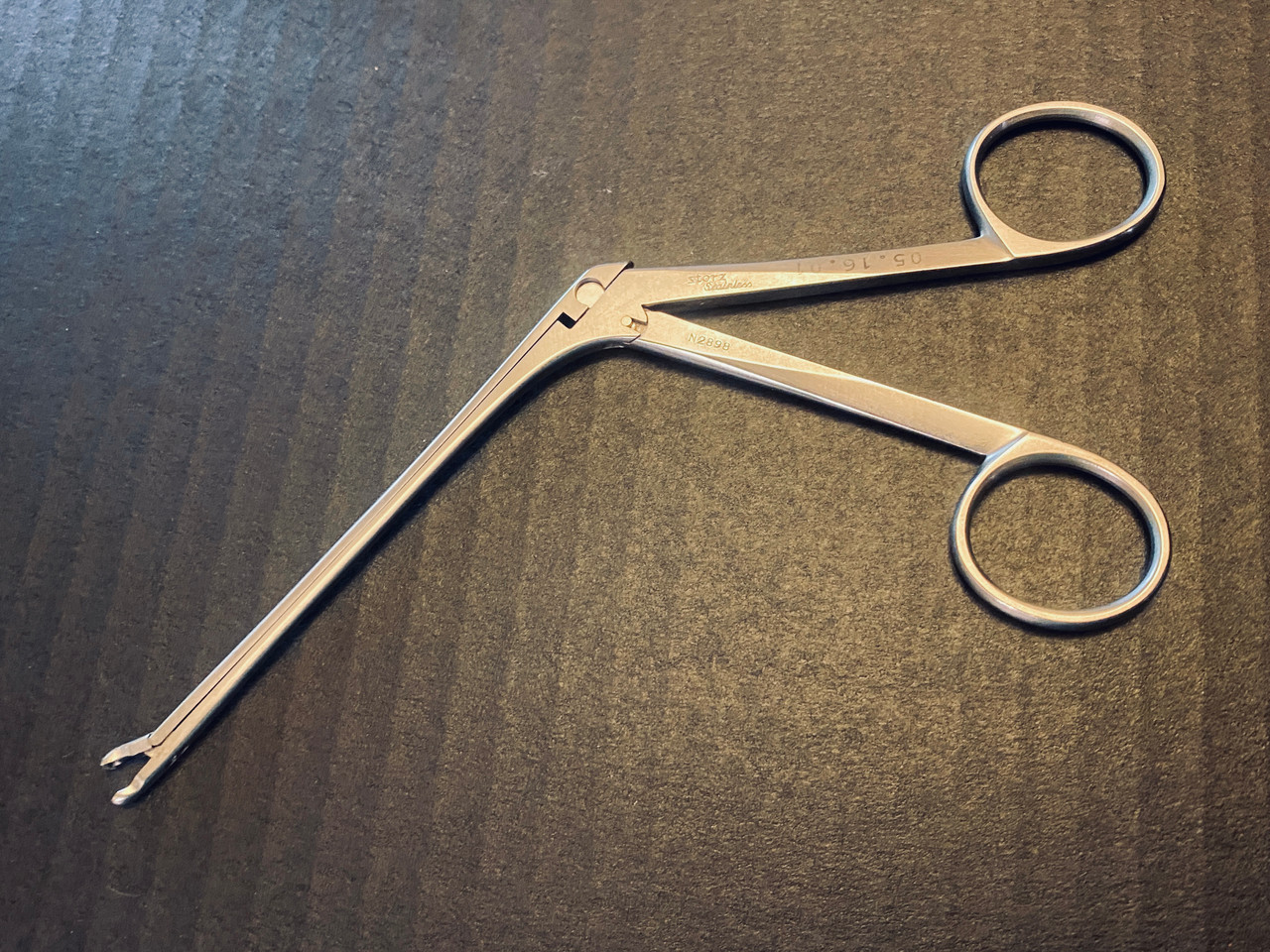Storz N2898 Sinus Cup Forceps, STR, 3mm Cups For Sale