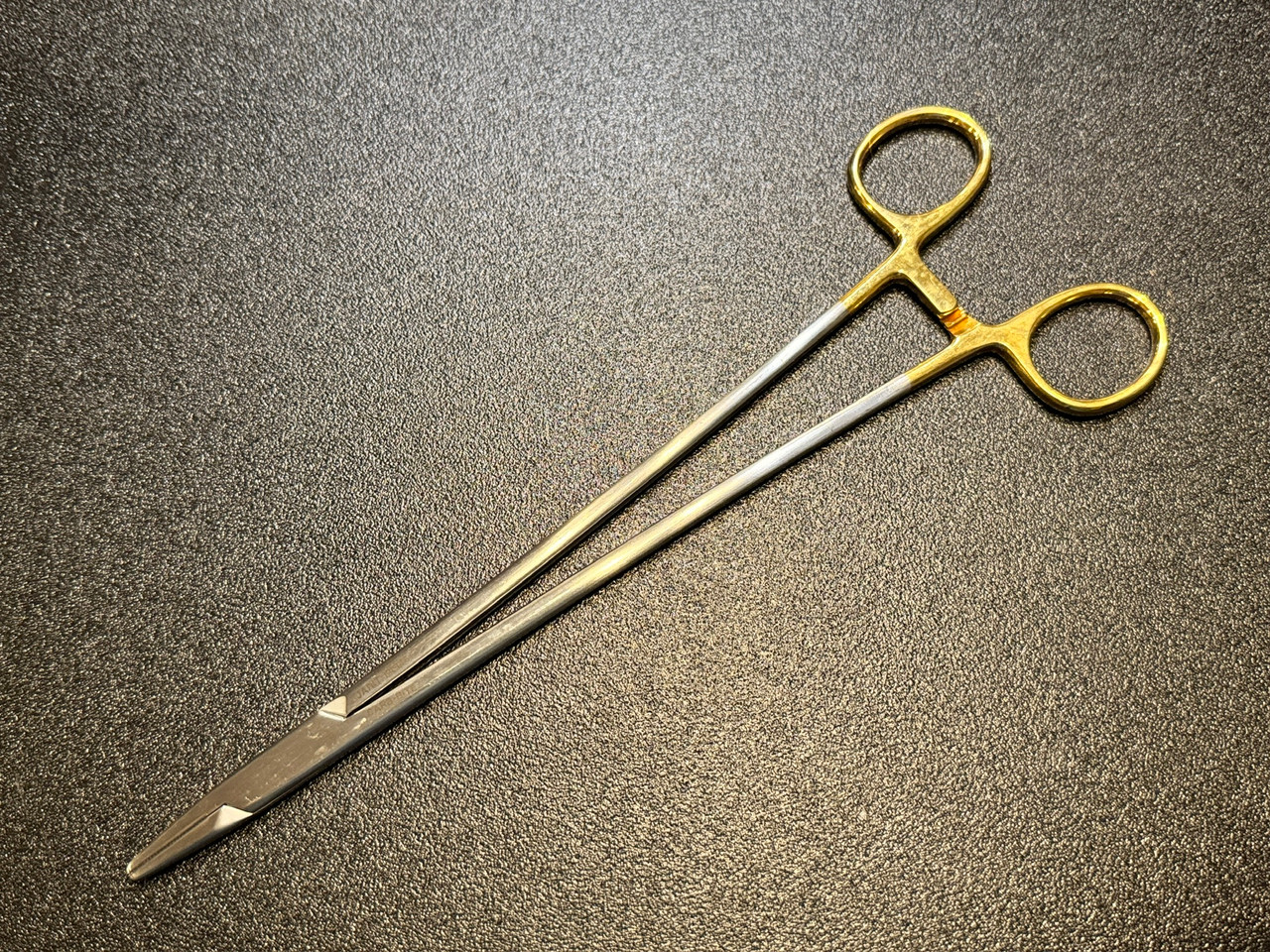 Photo of Jarit 121-146 Mayo Hegar Needle Holder, Carb-Bite, 9.5"