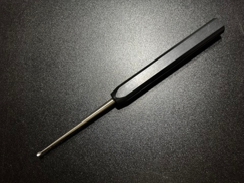 Photo of Life Instruments 710-1502-0 Long Handle Spinal Curette, STR, #2, 15"