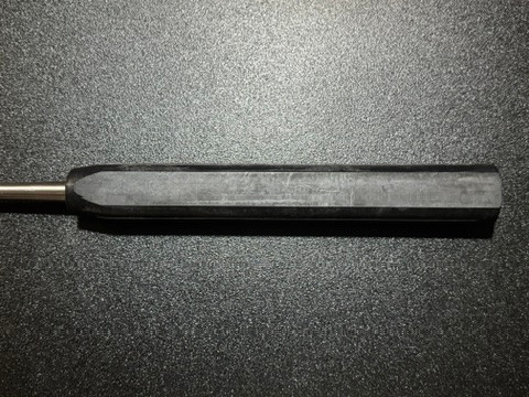 Handle photo of Life Instruments 710-1530-1 Long Handled Spinal Curette, ANG, Size 3/0, 15"