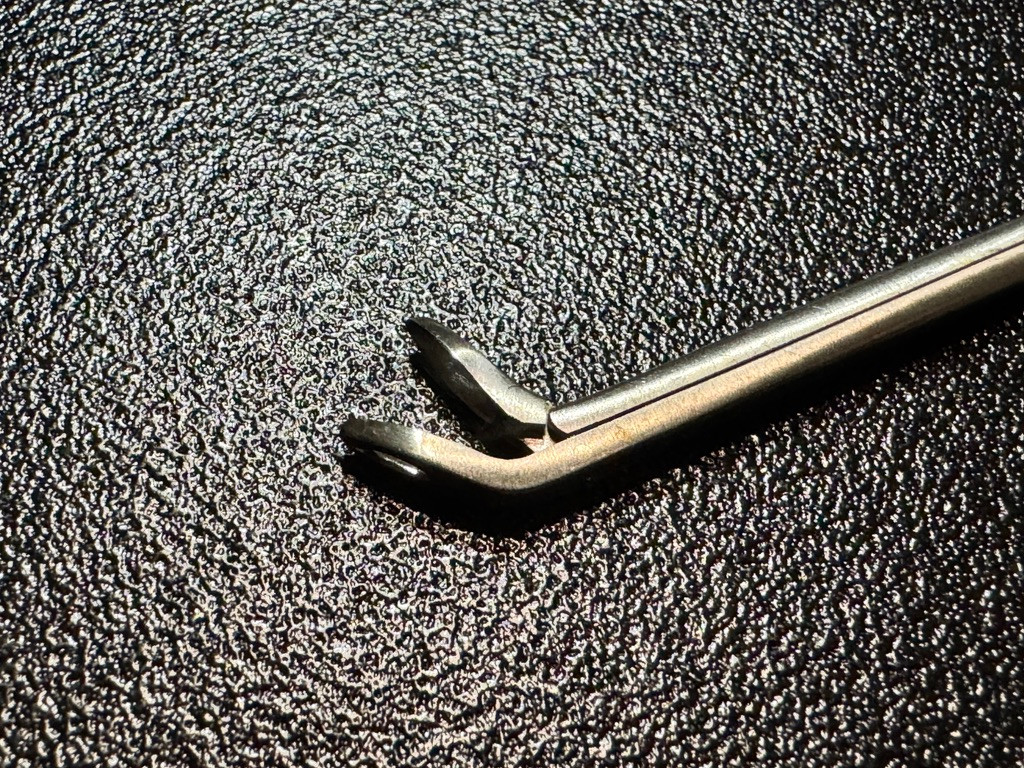 Jaw photo of Symmetry 66-2811 Weil Blakesley Nasal Forceps, 45° Up, #0