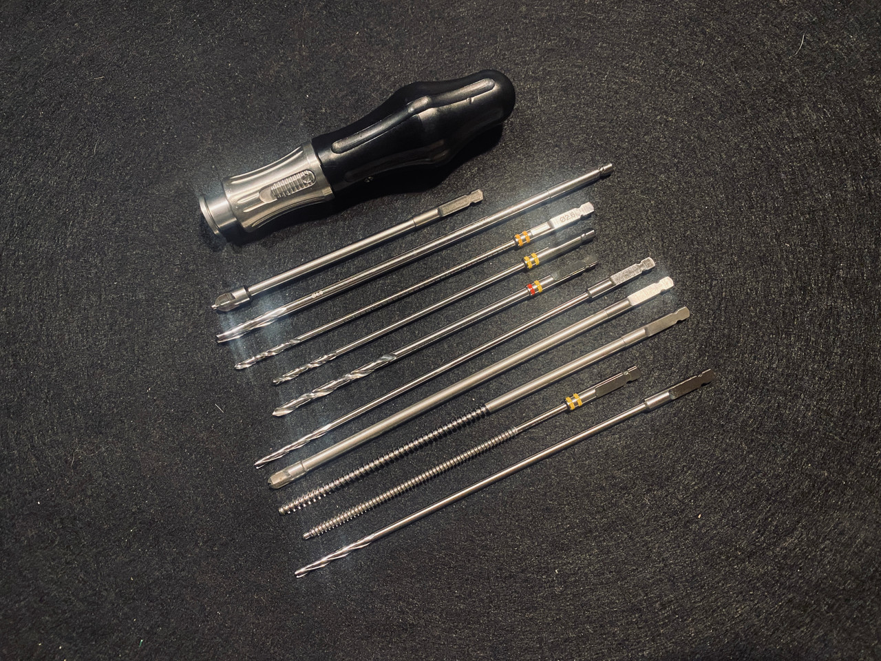 Stryker 45-85000 VariAx Screwdriver Handle with Bits and Blades