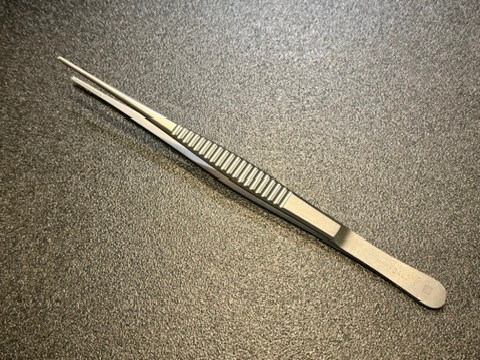 Handle photo of Aesculap FB402R DeBakey Vascular Forceps, 7 7/8"
