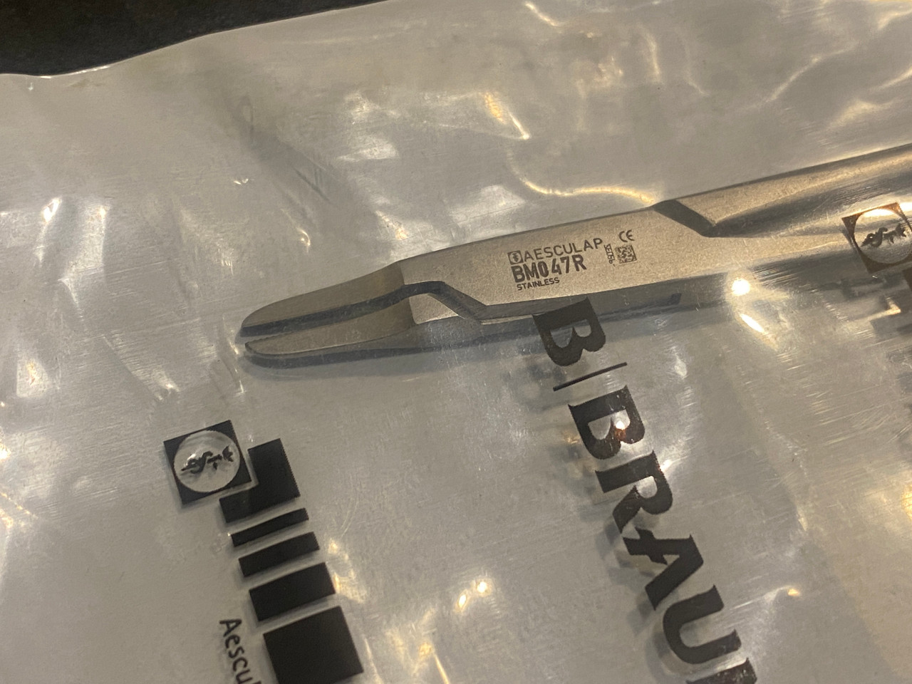 Aesculap BM047R Durogrip TC Ryder Needle Holder, 10.5