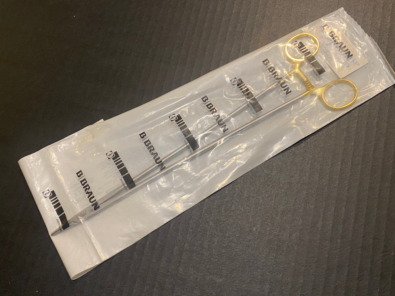 Aesculap BM038R Durogrip TC DeBakey Needle Holder, 12