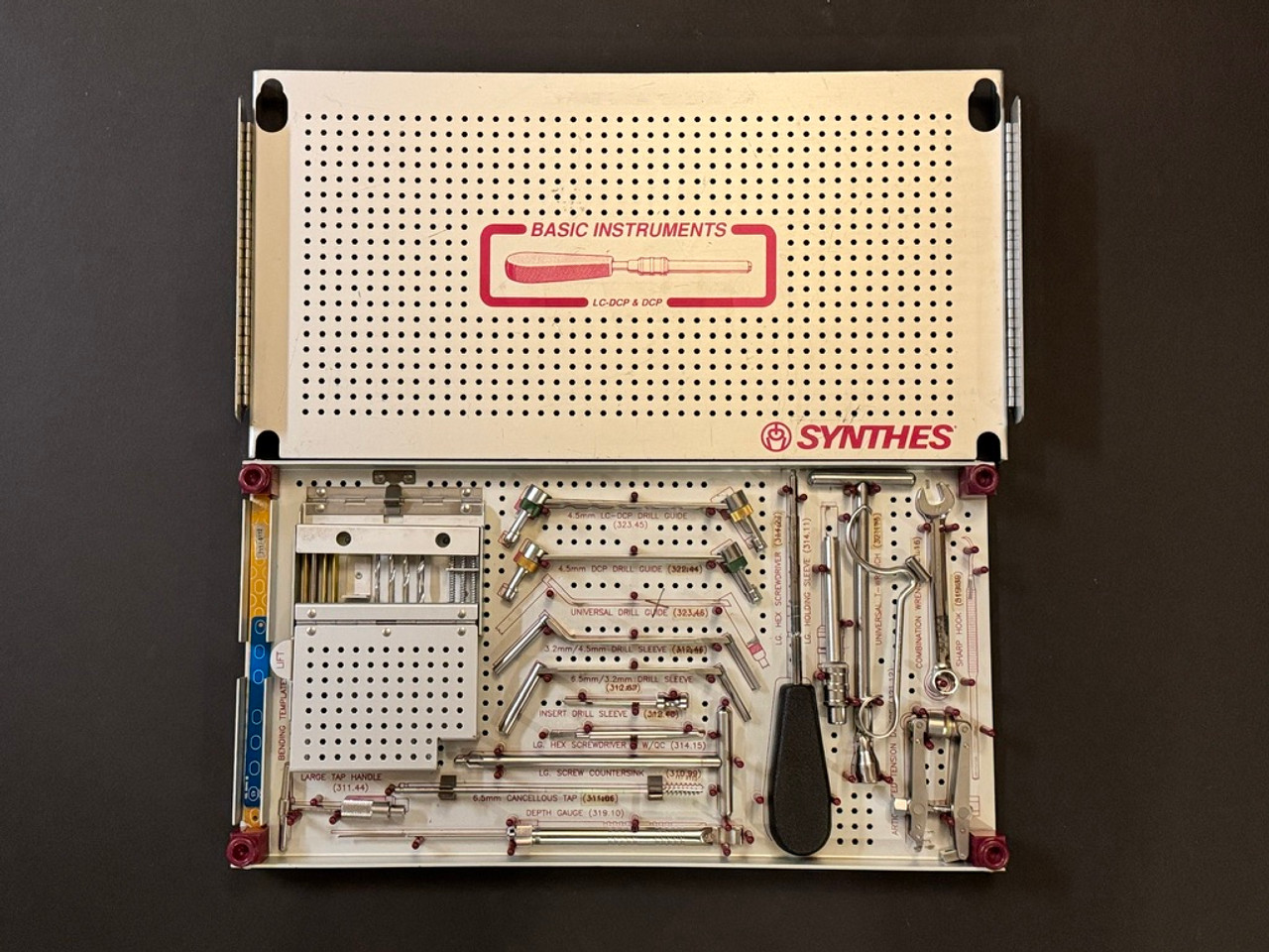 Open photo of Synthes 115.04 LCP-DCP & DCP Basic Instrument Set