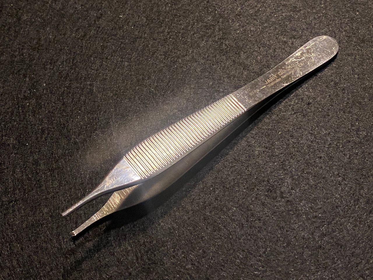 Photo of Jarit 130-240 Adson Tissue Forceps, 2 X 3 Teeth, 4.75"