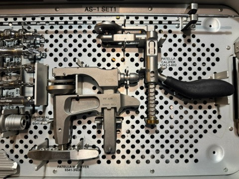 Top right photo of Stryker Triathlon AS-1 Cementless Total Knee Instrument Set