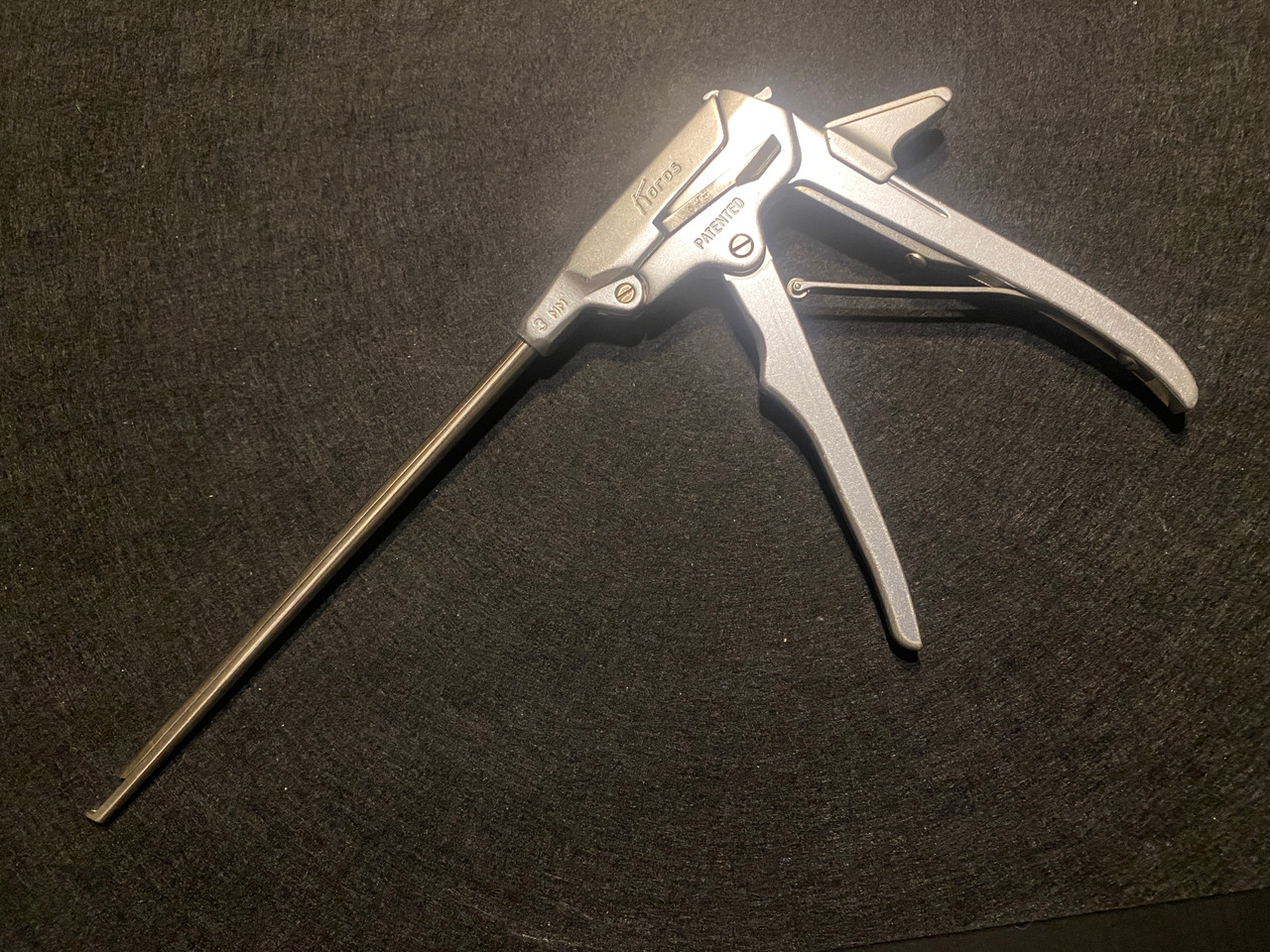 Photo of Koros 7376-43 Rotating Osteo Punch Rongeur, 3mm, 40°, 8.25"