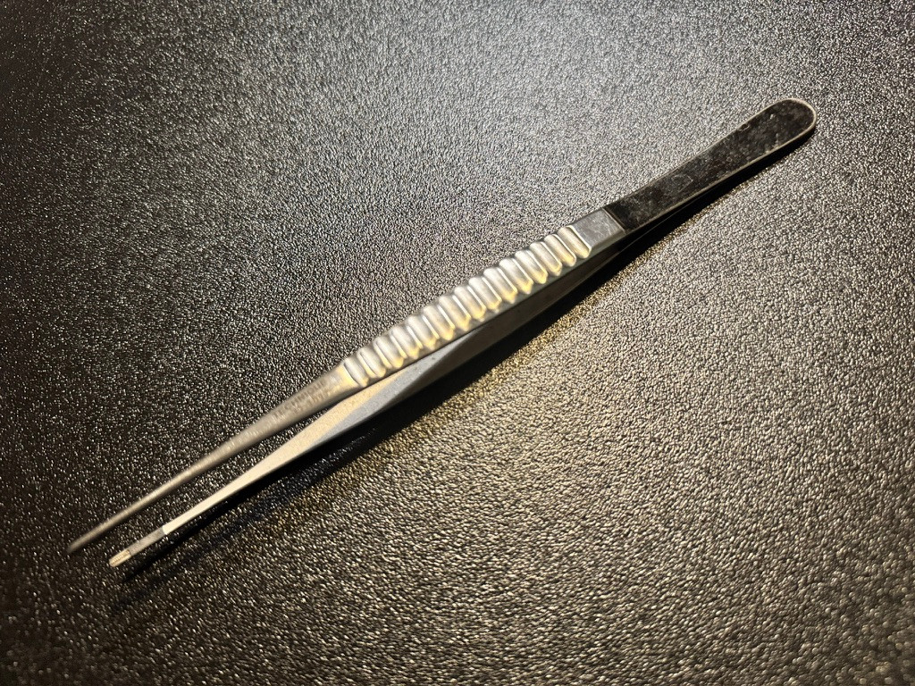 Photo of Pilling 351817 DeBakey Carbide Needle Pulling Forceps, 7.75"